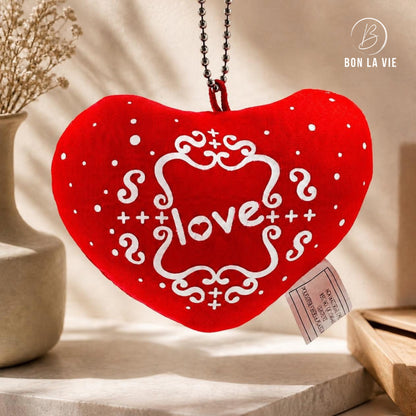 Red Heart Soft Keychain