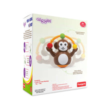 Giggles Funskool Push N Crawl Monkey, Activity & Learning Toy for Babies, Toddlers, for Baby Boys & Girls, Encourage Crawling, Improve Balance, Multicolour, Gift Set for Kids, Ages 6+ Months