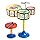 Toyztrend Jazz Drum Set Senior Musical Band Instruments with 3 Drums, 1 Dish, 1 Stool & Sticks for Kids (Assorted Colors & Designs) Visit the TOYZTREND Store