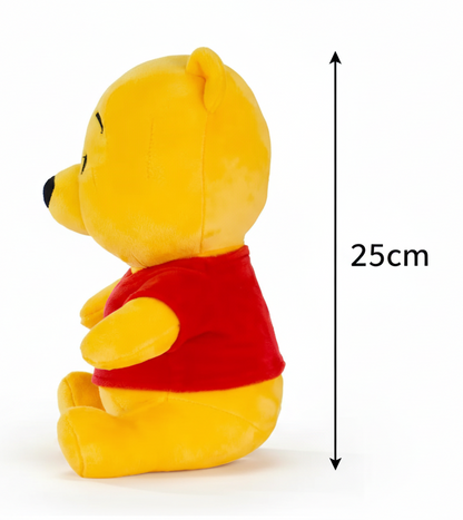 Winnie The Pooh Plush Soft Toy – 25 cm Stuffed Teddy for Kids