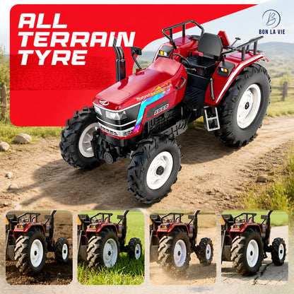 Mirana Officially Licensed Mahindra NOVO 605 RC Tractor with Smoke and Lights