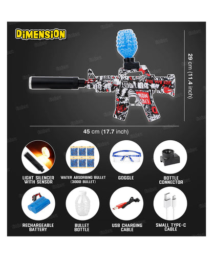 AUG Electric Gel Ball Blaster Water Gun 3000 Gel Beads