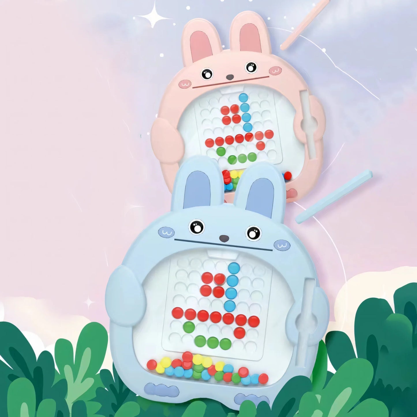 Cute Bunny Magic Magnetic Drawing Board