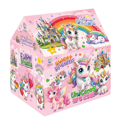 Ratna's Unicorn Kingdom Kids Play Tent House – Big Size Indoor & Outdoor Tent for 2+ Years