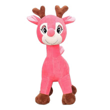 Pink Reindeer Plush Soft Toy – 35 cm Stuffed Animal for Kids