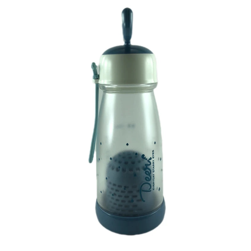 Reindeer Antler Plastic Water Bottle with Tea Infuser - 300ml