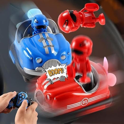 RC Bumper Car Set – 2 Remote Control Battle Cars for Kids