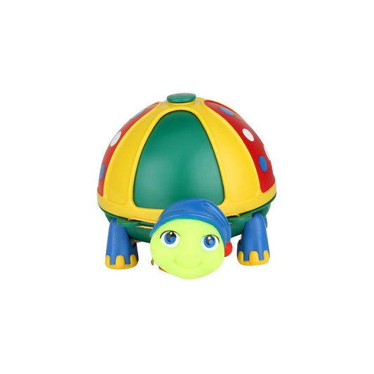 Funskool Giggles - Roly Poly Turtle , Pull along toy, Encourages walking, Rattling sound,Multicolour, 12 months & above, Infant and Preschool Toys