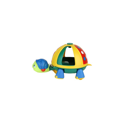 Funskool Giggles - Roly Poly Turtle , Pull along toy, Encourages walking, Rattling sound,Multicolour, 12 months & above, Infant and Preschool Toys