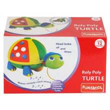 Funskool Giggles - Roly Poly Turtle , Pull along toy, Encourages walking, Rattling sound,Multicolour, 12 months & above, Infant and Preschool Toys