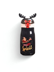Rudolph Christmas Reindeer Kids Water Bottle 300ml