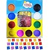 Play with Dough Fun with Dough Clay 5 Pcs , Modeling-REUSABLE Non-Toxic Air Dry Clay, DIY Craft Activity, BIS Approved (dough Clay Numbers Letters 35 piece playset, multicolour, dough,36 pieces moulds+10pc(50 gms clay each))
