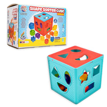 Ratna's Shape Sorter Cube Senior with 18 Colourful Shapes