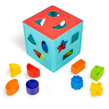 Ratna's Shape Sorter Cube Senior with 18 Colourful Shapes