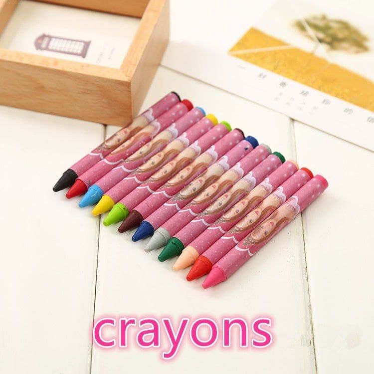 Colour Kit with Crayons, Coloured Pencils and Watercolour Markers 46 Piece