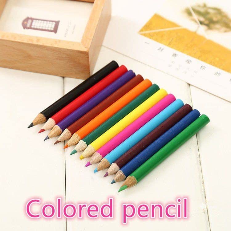 Colour Kit with Crayons, Coloured Pencils and Watercolour Markers 46 Piece