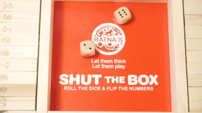 Ratnas Shut The Box Roll and Flip Party & Fun Games for All Age Group