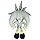 Great Eastern GE-8960 Sonic The Hedgehog 13" Plush Doll, Silver