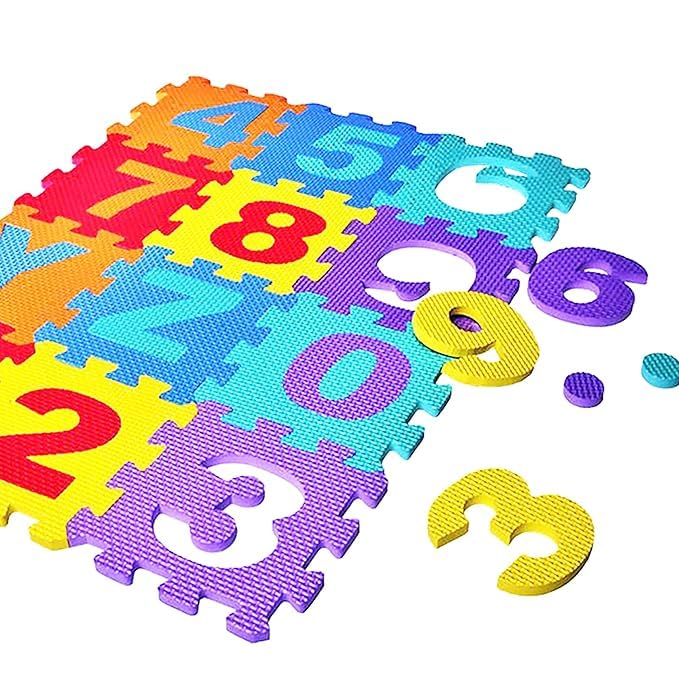 36 Pieces Alphabet & Number Floor Mats for Kids, Puzzle EVA Foam Mat for Children Above 2 Years