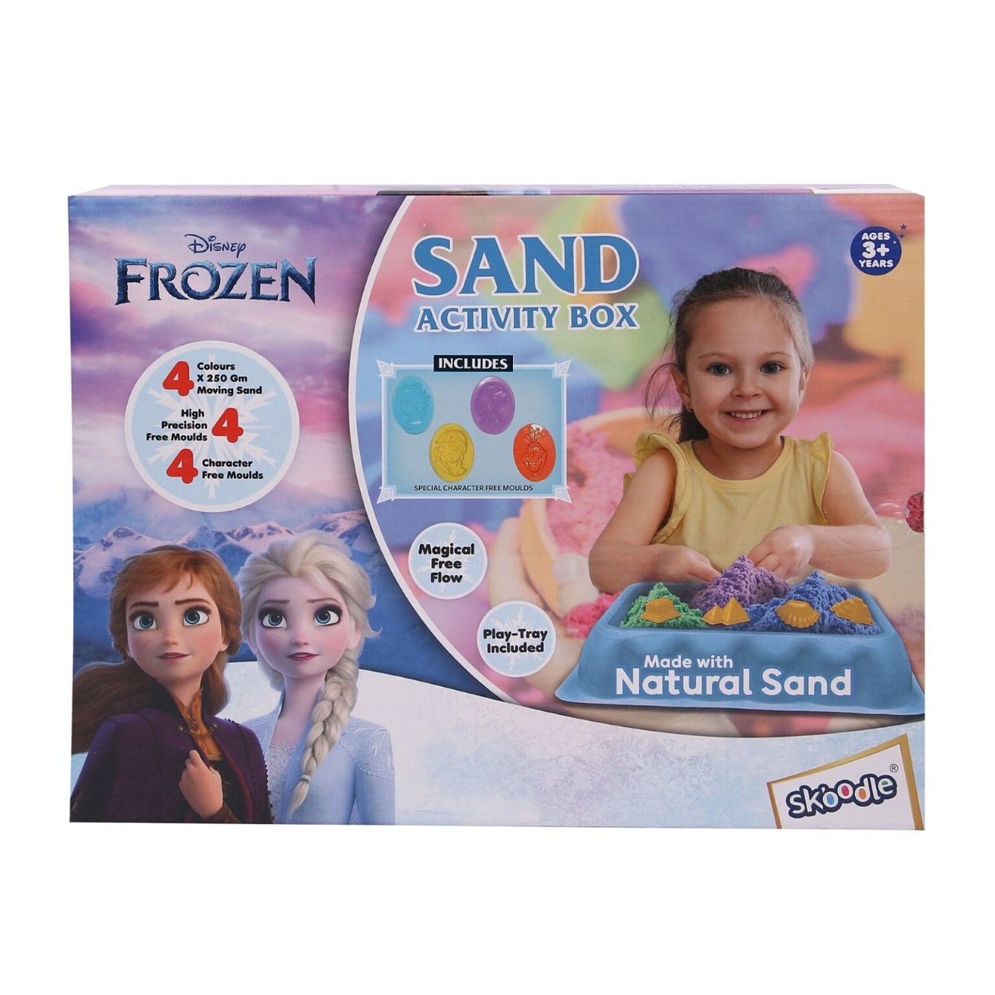 Disney Frozen Sand Activity Box - Creative Sand Play & Moulding Set