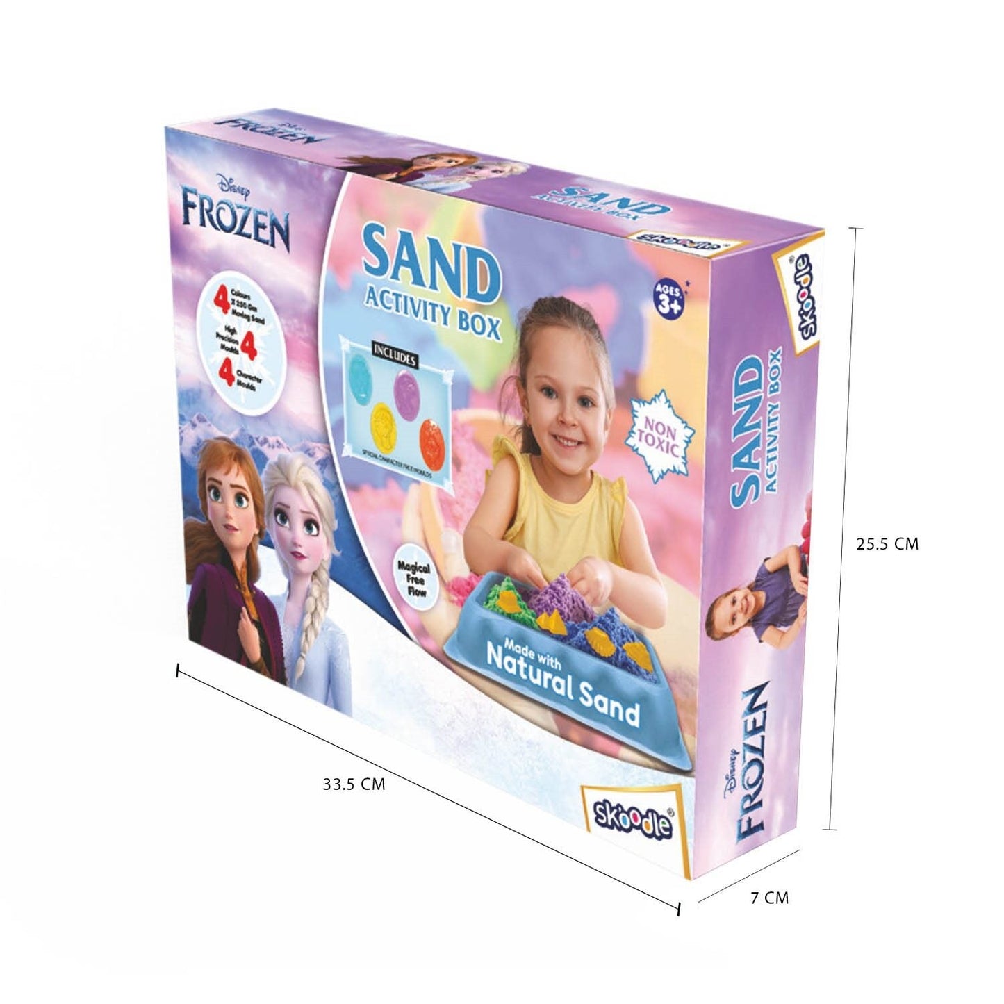 Disney Frozen Sand Activity Box - Creative Sand Play & Moulding Set