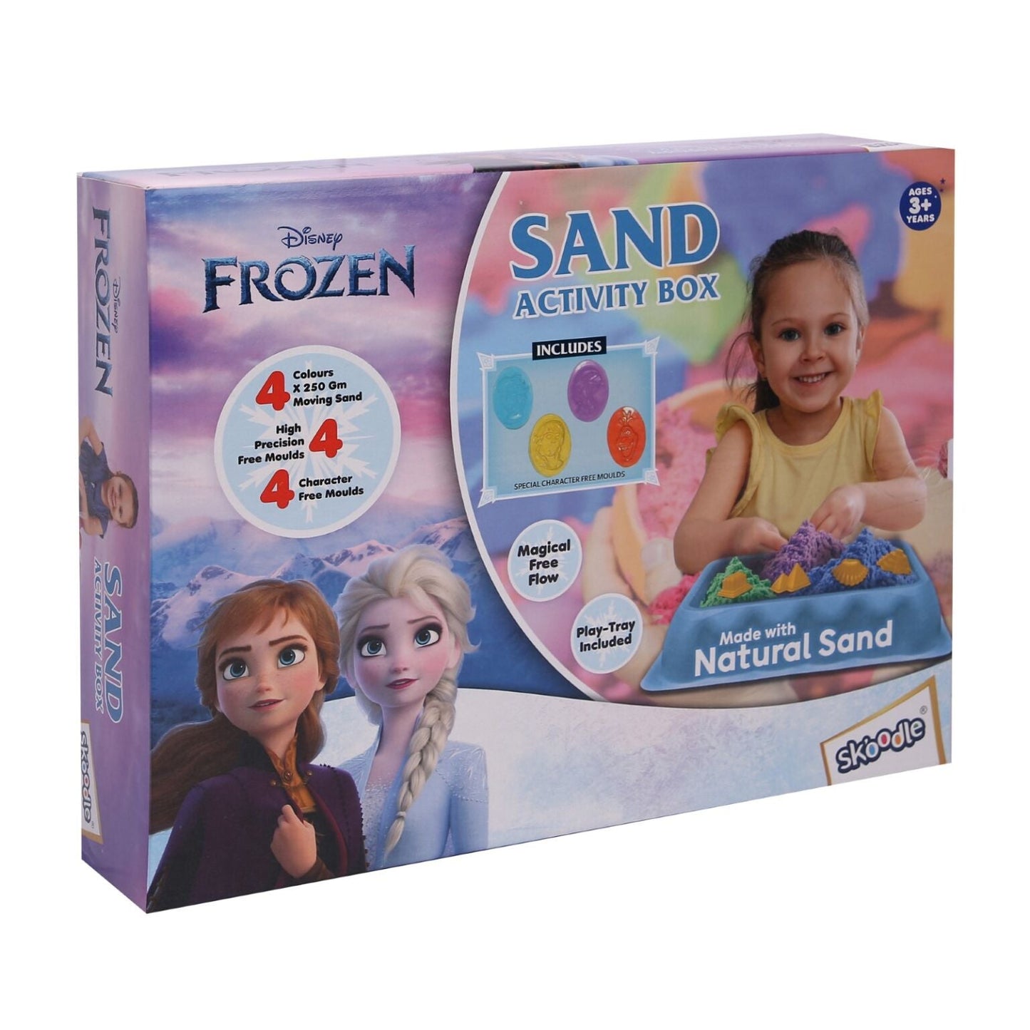 Disney Frozen Sand Activity Box - Creative Sand Play & Moulding Set