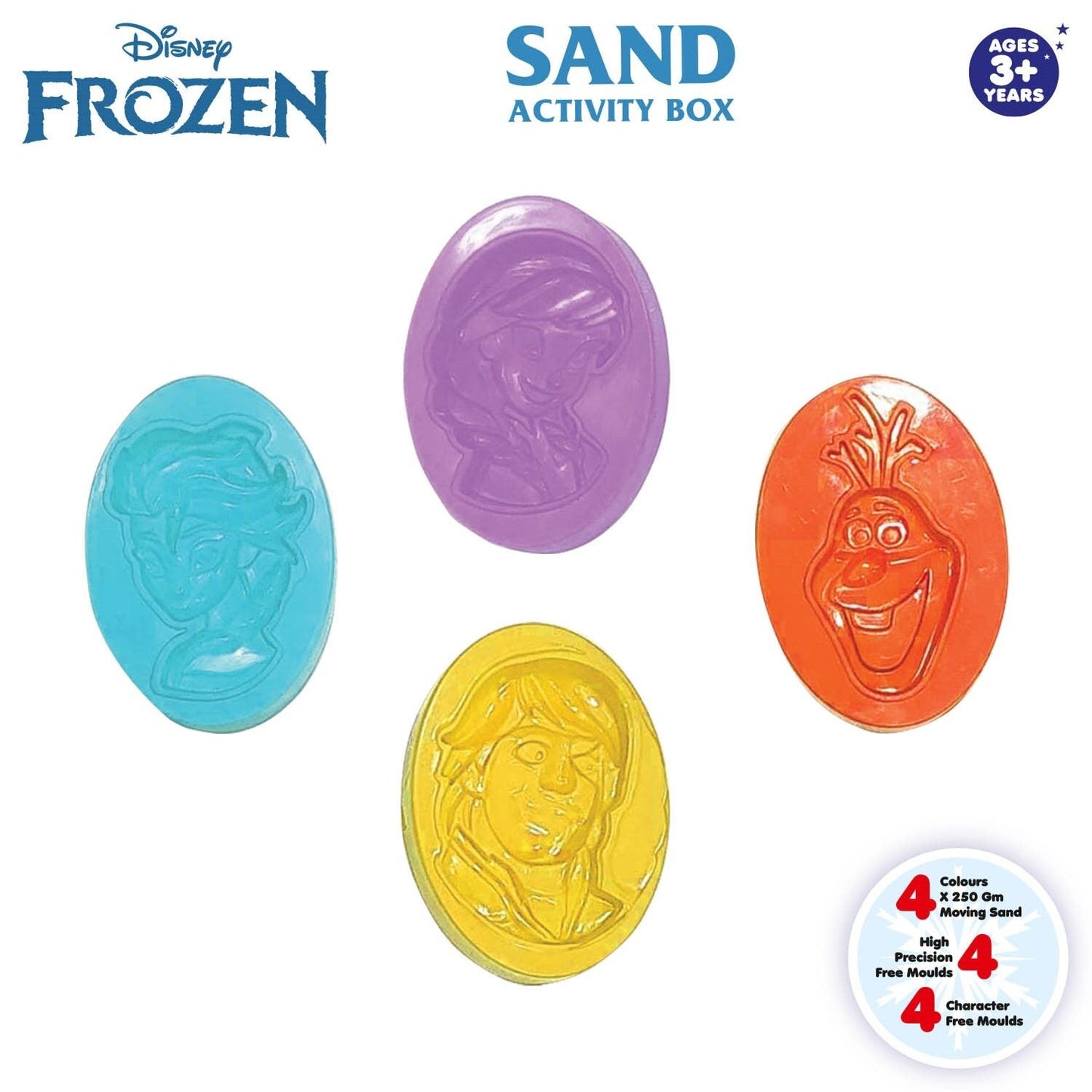 Disney Frozen Sand Activity Box - Creative Sand Play & Moulding Set