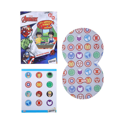 Skoodle Avengers Creative Kids Art and Craft Kit - Fridge Magnet Making DIY Toy for Ages 8 Years & Above, Fun Kids Activity - Includes Moulds and Paints for Endless Crafting Adventures