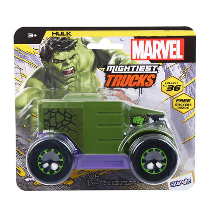 Skoodle Marvel Mightiest Trucks Hulk Pull-Back Monster Truck