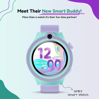 SPIKY Cacus 4G GPS Kids Smartwatch Video Call SOS IP67