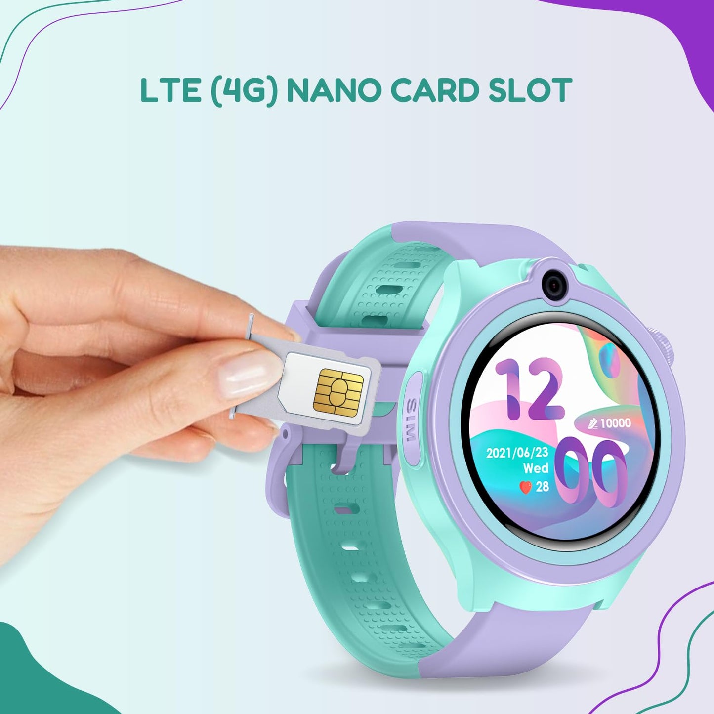 SPIKY Cacus 4G GPS Kids Smartwatch Video Call SOS IP67