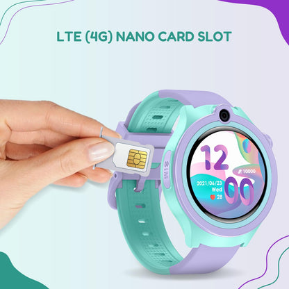 SPIKY Cacus 4G GPS Kids Smartwatch Video Call SOS IP67