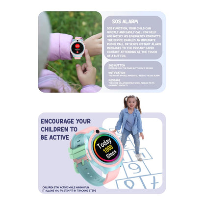 SPIKY Cacus 4G GPS Kids Smartwatch Video Call SOS IP67