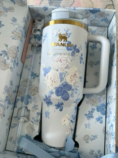 Stanley X LoveShackFancy Limited Edition Quencher Tumbler 40 oz 1200 ml