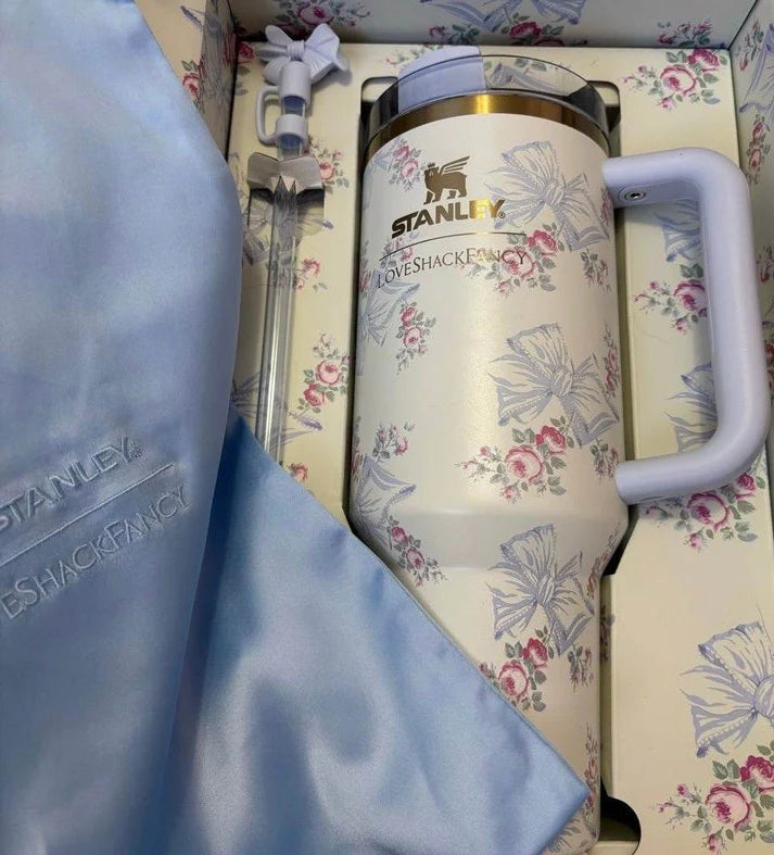 Stanley X LoveShackFancy Limited Edition Quencher Tumbler 40 oz 1200 ml