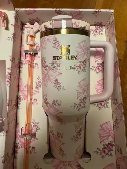 Stanley X LoveShackFancy Limited Edition Quencher Tumbler 40 oz 1200 ml