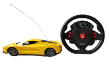 King 1:24 Scale Full Function RC Super Car with Steering Wheel Remote Control