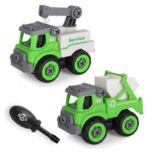 DIY Sanitation Truck Set - Pack of 2 with Screwdriver