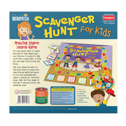 Funskool Scavenger Hunt, Strategy Game, Board Game for Kids, Adults, Families, Educational, Fun, 2 to 4 Players, Family Fun, Learning Activity Toy for Childrens, Gift Set for Kid, Ages 6+ Years