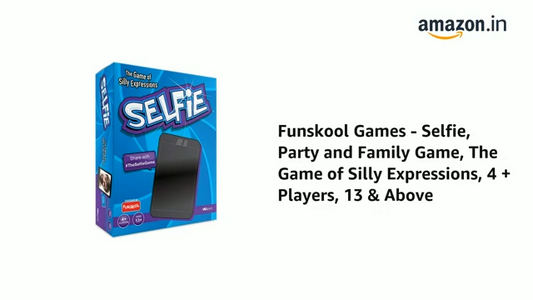 Funskool Games, Selfie, Party and Family Game, The Game of Silly Expressions, 4 + Players,Ages 13 and Above