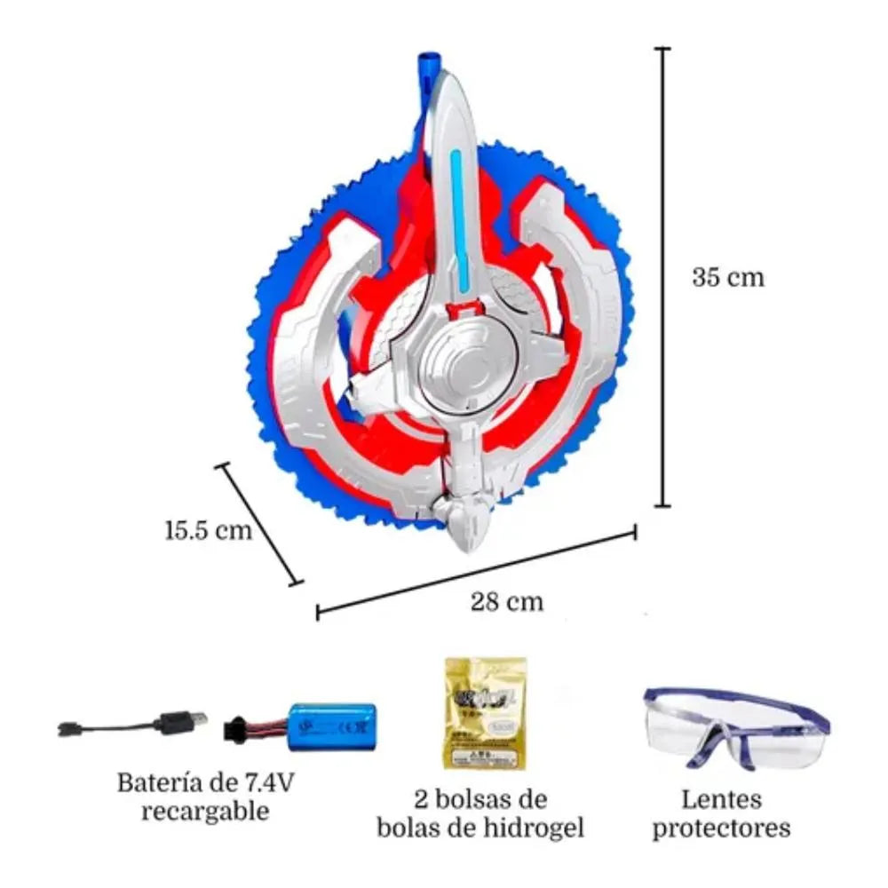 Optimus Prime Shield Launches Hydrogel Balls