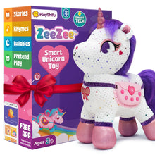 PlayShifu Lovabies ZeeZee Smart Unicorn Storyteller Plush Toy