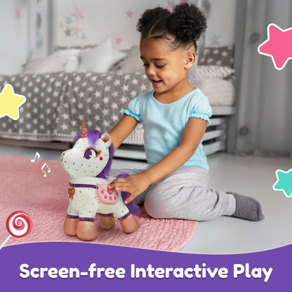 PlayShifu Lovabies ZeeZee Smart Unicorn Storyteller Plush Toy