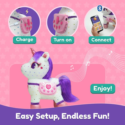 PlayShifu Lovabies ZeeZee Smart Unicorn Storyteller Plush Toy