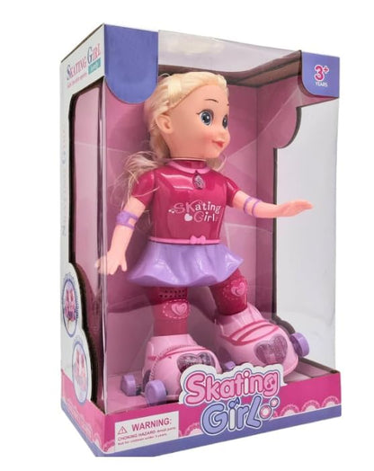 Skating Girl Doll with Light and Sound