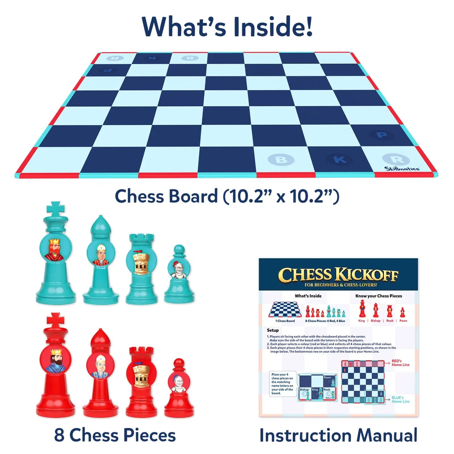 Skillmatics Classics Chess Kickoff Board Game