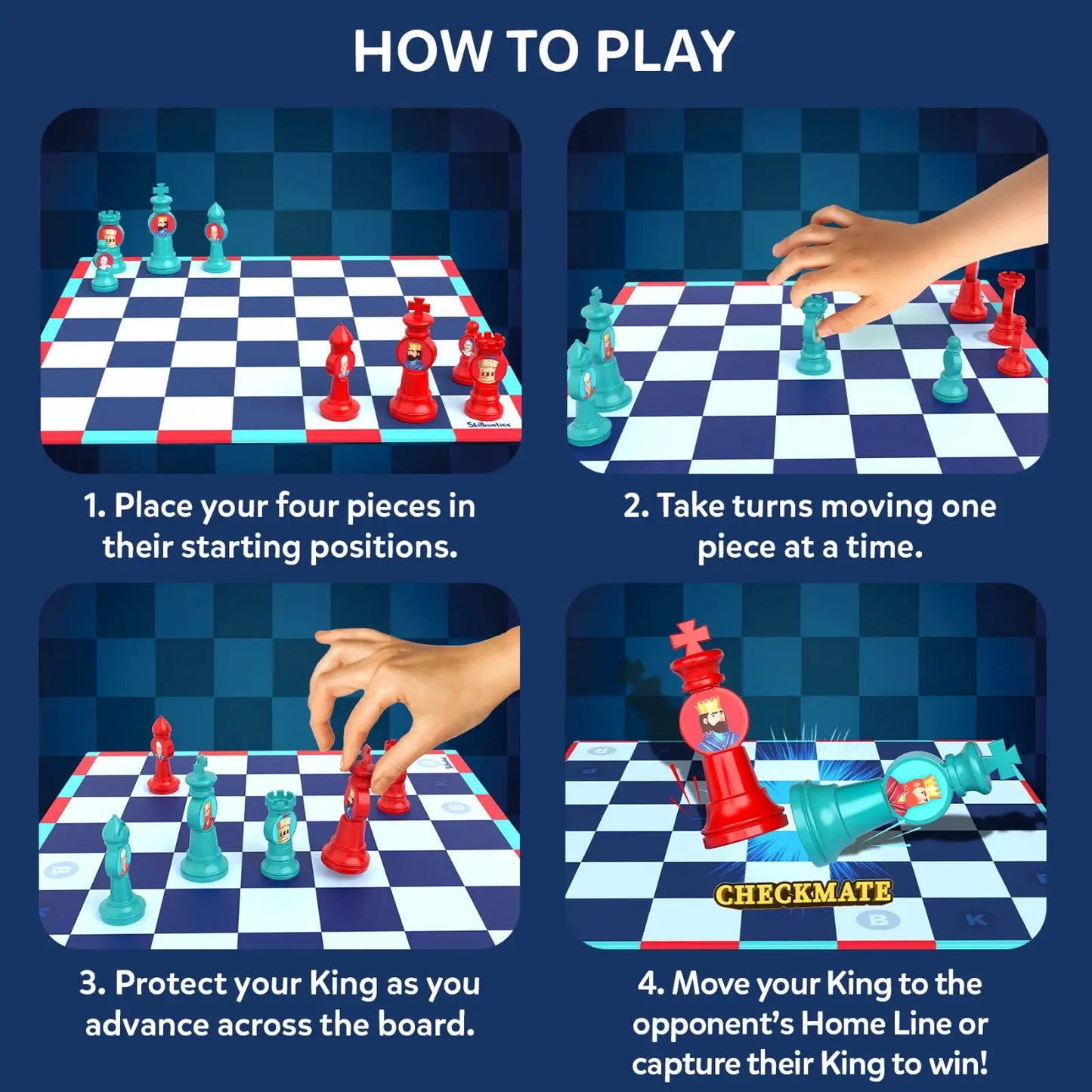 Skillmatics Classics Chess Kickoff Board Game