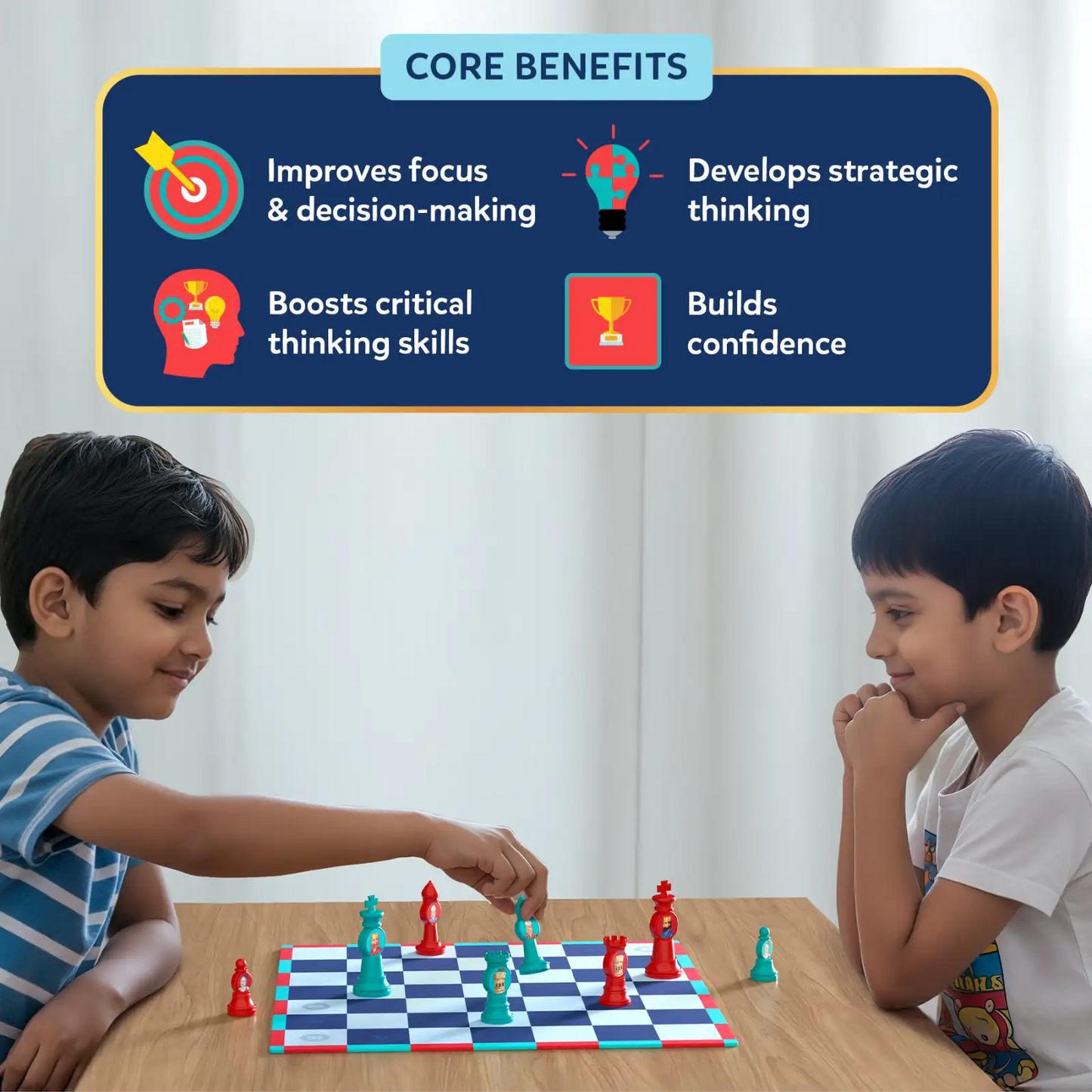 Skillmatics Classics Chess Kickoff Board Game