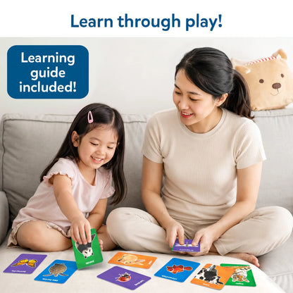 Skillmatics First 100 Animals Flash Card
