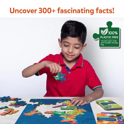Skillmatics India Map Puzzle 70pcs